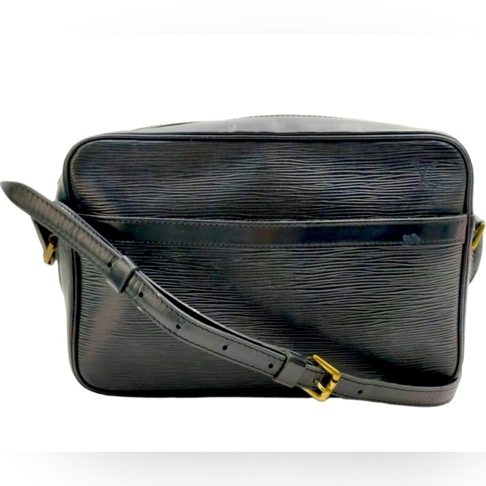Louis Vuitton Crossbody Bag Trocadero Black Epi